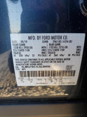 5LM5J7XC1LGL09556 - 2020 LINCOLN AVIATOR RESERVE GRAY photo 14