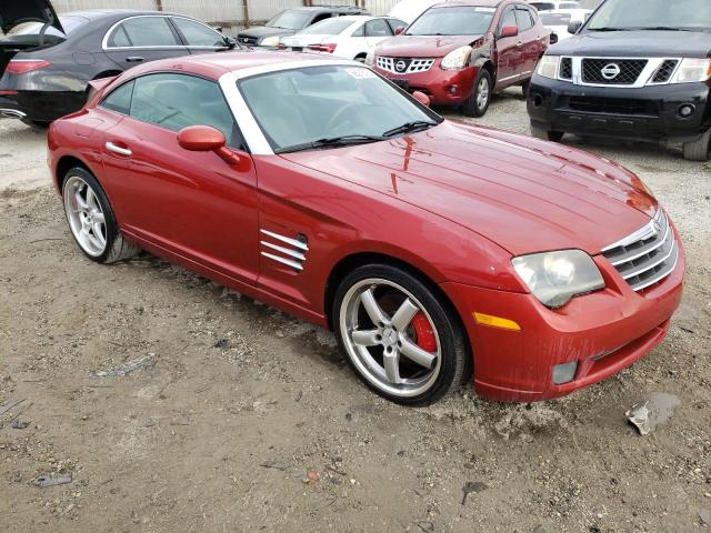 1C3AN69L24X007989 - 2004 CHRYSLER CROSSFIRE LIMITED RED photo 4