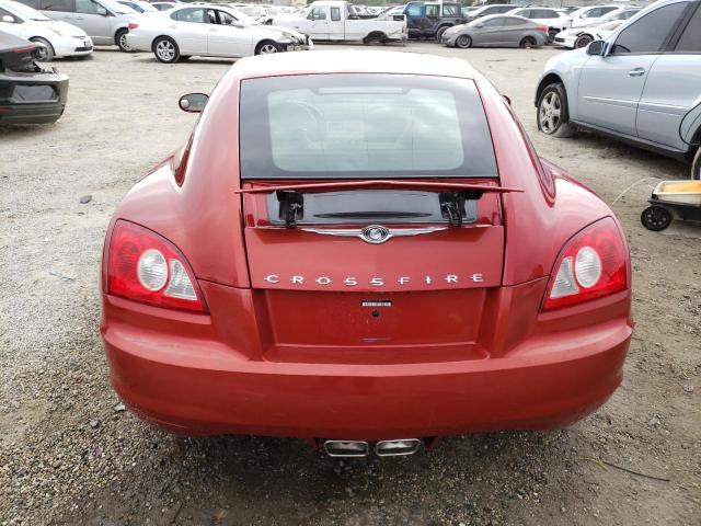 1C3AN69L24X007989 - 2004 CHRYSLER CROSSFIRE LIMITED RED photo 6