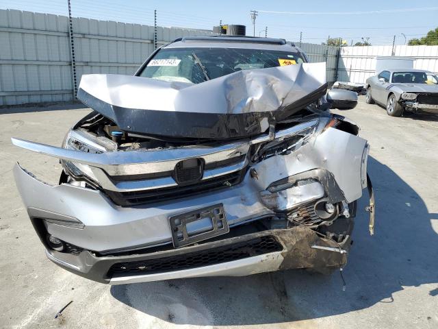 5FNYF6H01KB048989 - 2019 HONDA PILOT ELITE SILVER photo 5