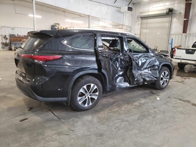 5TDGZRBH1NS179729 - 2022 TOYOTA HIGHLANDER XLE შავი ფოტო 3