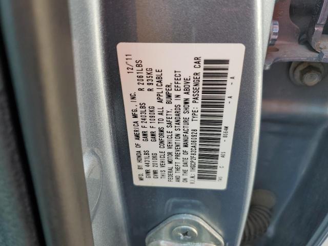 1HGCP2F82CA060928 - 2012 HONDA ACCORD EXL BLUE photo 12