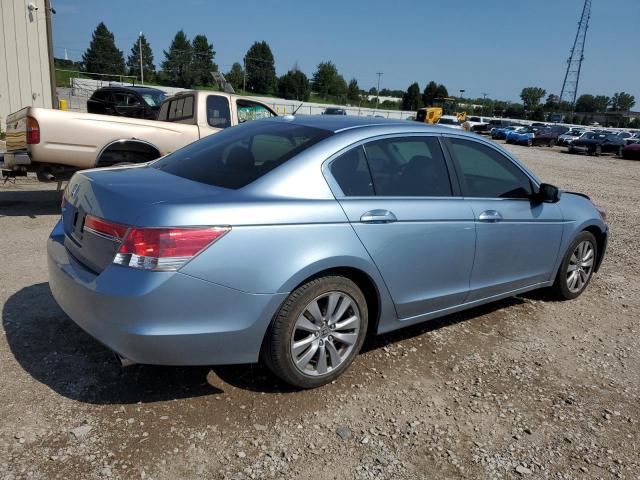 1HGCP2F82CA060928 - 2012 HONDA ACCORD EXL BLUE photo 3
