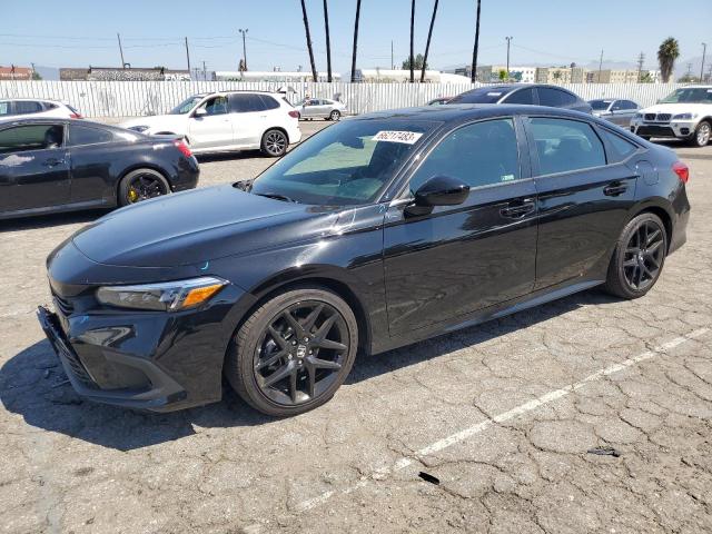 2HGFE2F53NH589558 - 2022 HONDA CIVIC SPORT შავი ფოტო 1