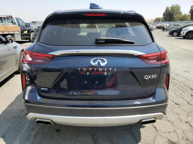 3PCAJ5BB5MF108960 - 2021 INFINITI QX50 LUXE BLUE photo 6