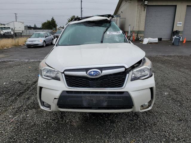 JF2SJGMC6EH476458 - 2014 SUBARU FORESTER 2.0XT TOURING WHITE photo 5