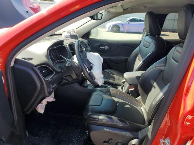 1C4PJMBXXKD372518 - 2019 JEEP CHEROKEE TRAILHAWK RED photo 7