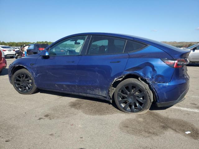 5YJYGAEE1MF150408 - 2021 TESLA MODEL Y BLUE photo 2