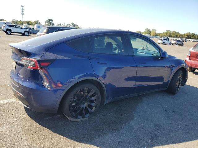 5YJYGAEE1MF150408 - 2021 TESLA MODEL Y BLUE photo 3