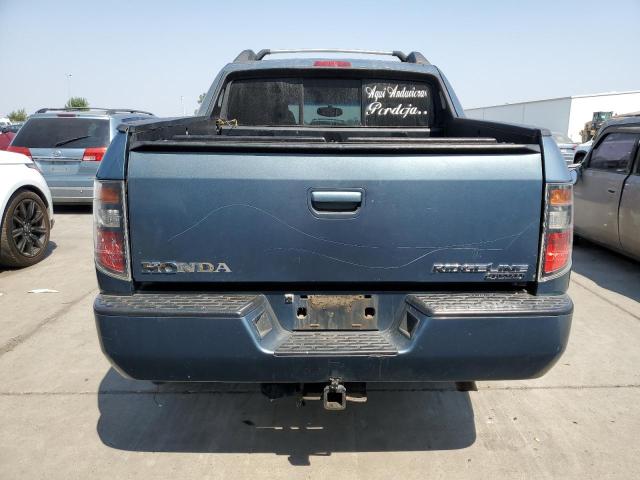 2HJYK16506H514579 - 2006 HONDA RIDGELINE RTL TEAL photo 6