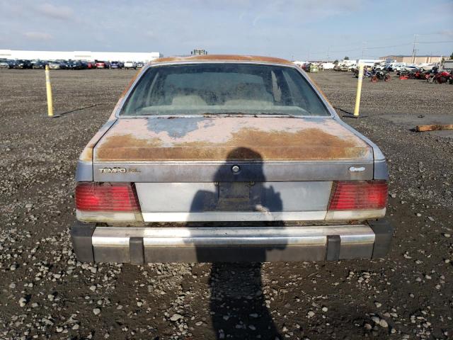 1FABP22R5EK106487 - 1984 FORD TEMPO GL BLUE photo 6