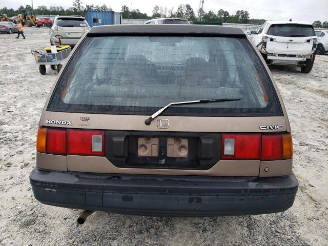 JHMEE2750LS008434 - 1990 HONDA CIVIC BROWN photo 6