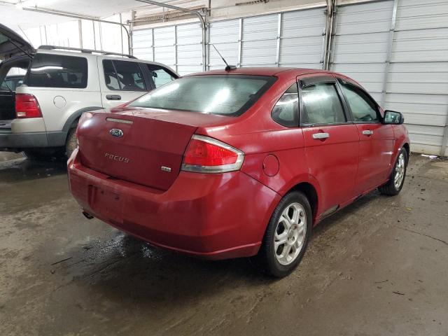 1FAHP3HN3AW260655 - 2010 FORD FOCUS SEL RED photo 3