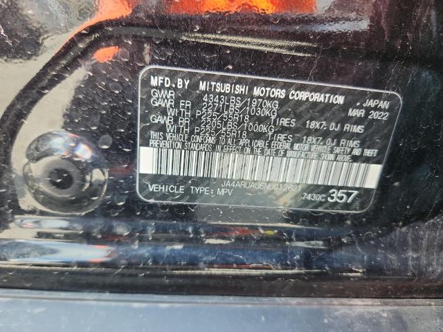 JA4ARUAU6NU012621 - 2022 MITSUBISHI OUTLANDER ES BLACK photo 13