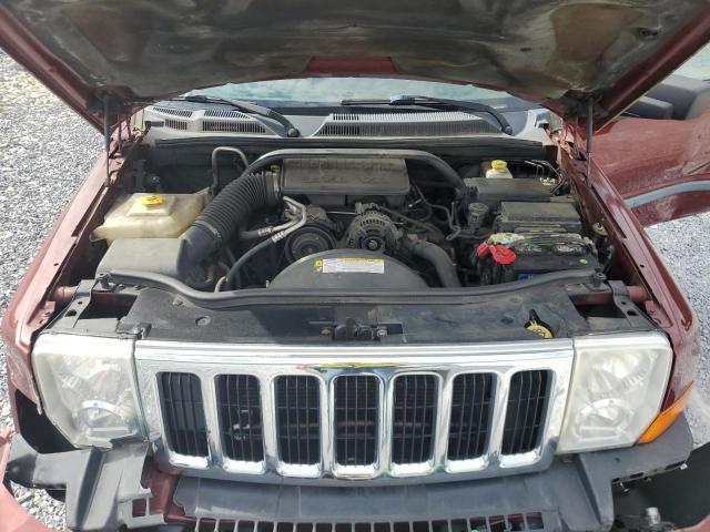 1J8HG48K28C213692 - 2008 JEEP COMMANDER SPORT წითელი ფოტო 12