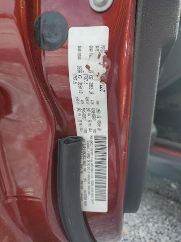 1J8HG48K28C213692 - 2008 JEEP COMMANDER SPORT წითელი ფოტო 13