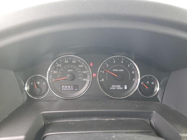 1J8HG48K28C213692 - 2008 JEEP COMMANDER SPORT წითელი ფოტო 9