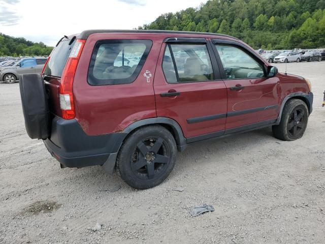 JHLRD78516C028744 - 2006 HONDA CR-V LX MAROON photo 3