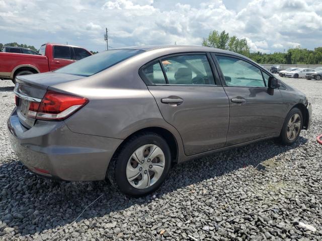 19XFB2F50DE090346 - 2013 HONDA CIVIC LX GRAY photo 3