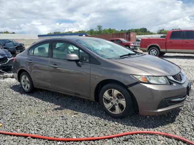 19XFB2F50DE090346 - 2013 HONDA CIVIC LX GRAY photo 4