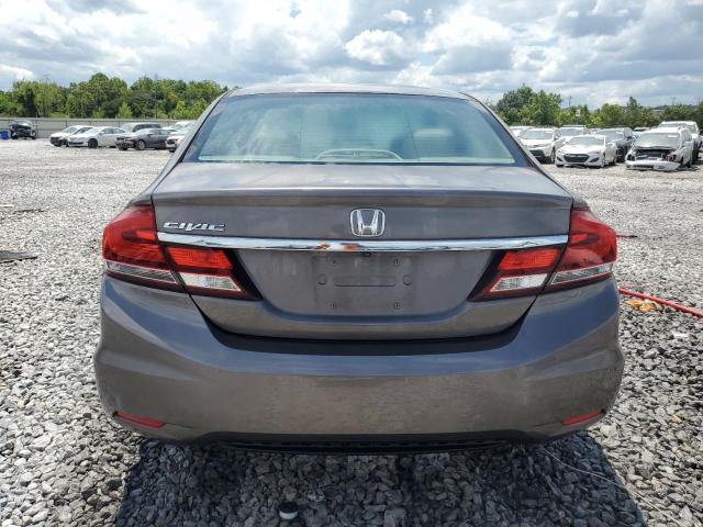 19XFB2F50DE090346 - 2013 HONDA CIVIC LX GRAY photo 6