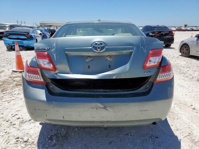 4T4BF3EK9BR113283 - 2011 TOYOTA CAMRY BASE TURQUOISE photo 6
