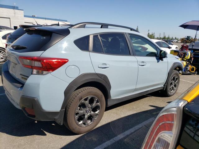 JF2GTHSC9MH389287 - 2021 SUBARU CROSSTREK SPORT BLUE photo 3