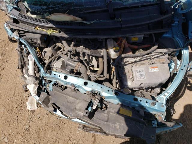 JTDKDTB36C1006390 - 2012 TOYOTA PRIUS C TURQUOISE photo 11