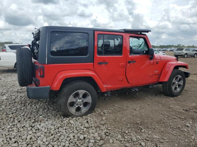 1C4BJWEGXHL700763 - 2017 JEEP WRANGLER U SAHARA RED photo 3
