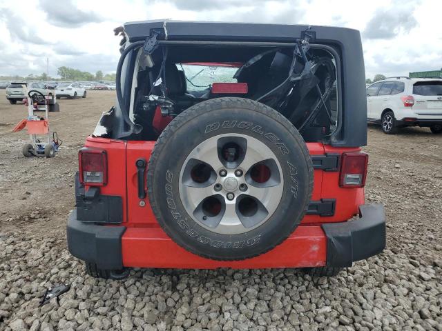 1C4BJWEGXHL700763 - 2017 JEEP WRANGLER U SAHARA RED photo 6