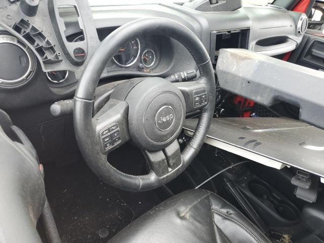 1C4BJWEGXHL700763 - 2017 JEEP WRANGLER U SAHARA RED photo 8