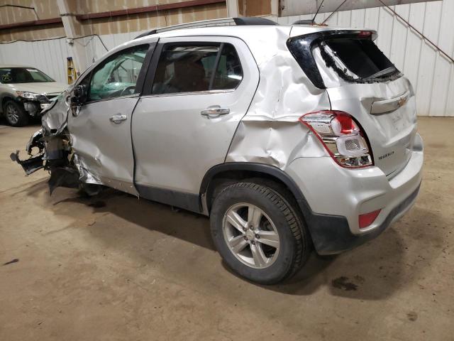 KL7CJPSB7KB958445 - 2019 CHEVROLET TRAX 1LT ვერცხლისფერი ფოტო 2
