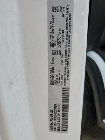 3C6LRVDG6SE521409 - 2025 RAM PROMASTER 2500 HIGH თეთრი ფოტო 13