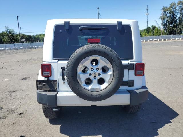 1C4AJWBGXDL680573 - 2013 JEEP WRANGLER SAHARA Սպիտակ լուսանկար 6