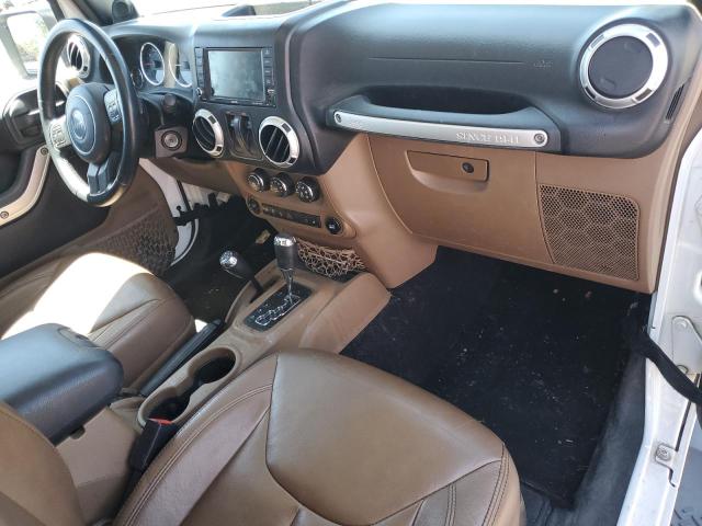 1C4AJWBGXDL680573 - 2013 JEEP WRANGLER SAHARA Սպիտակ լուսանկար 8