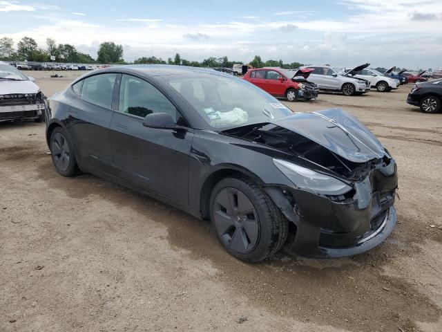 5YJ3E1EB9NF202648 - 2022 TESLA MODEL 3 黑色 照片 4