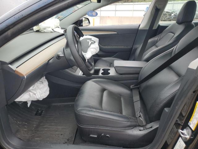 5YJ3E1EB9NF202648 - 2022 TESLA MODEL 3 黑色 照片 7