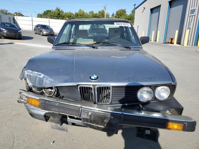 WBADK8309F9549493 - 1985 BMW 528 E AUTOMATIC SILVER photo 5