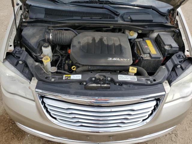 2C4RC1CG6ER234038 - 2014 CHRYSLER TOWN & COU TOURING L BEIGE photo 12