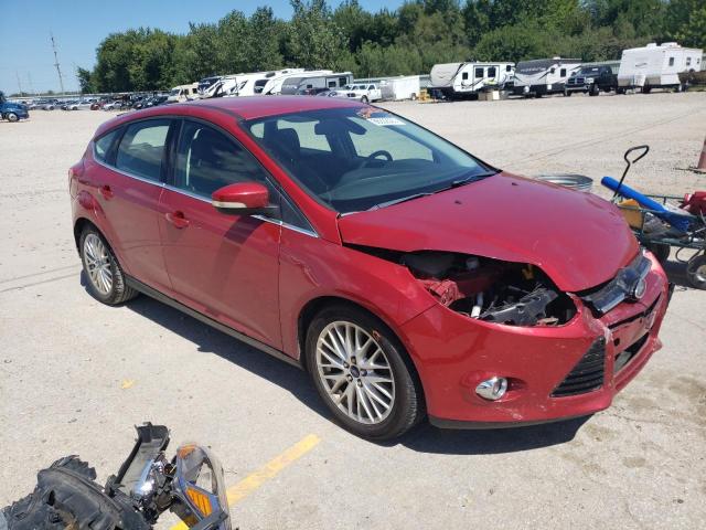 1FAHP3M29CL100540 - 2012 FORD FOCUS SEL RED photo 4