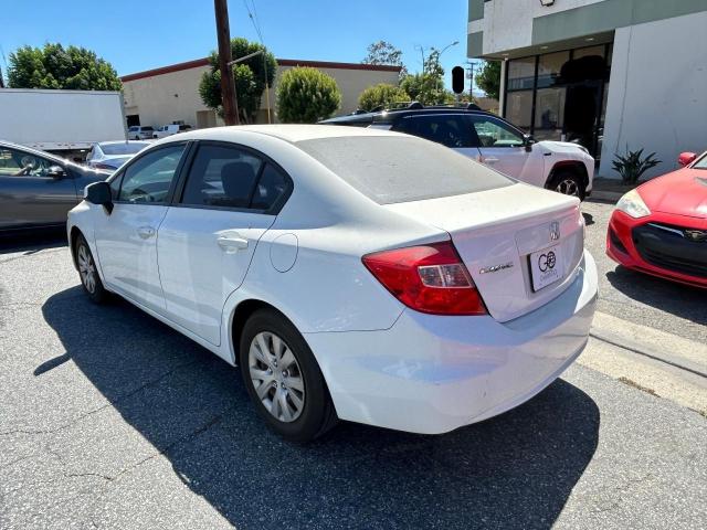 19XFB2F54CE323062 - 2012 HONDA CIVIC LX WHITE photo 3