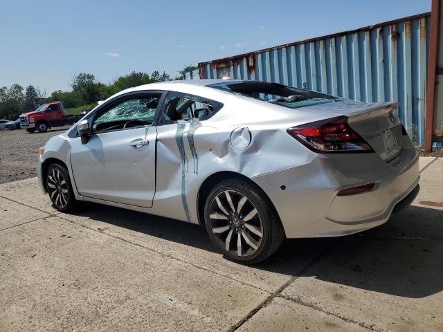 2HGFG3B08EH500111 - 2014 HONDA CIVIC EXL SILVER photo 2