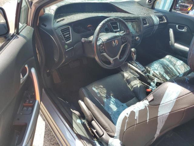2HGFG3B08EH500111 - 2014 HONDA CIVIC EXL SILVER photo 8