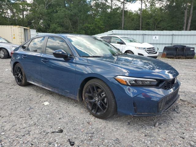 2HGFE2F52SH531016 - 2025 HONDA CIVIC SPORT BLUE photo 4