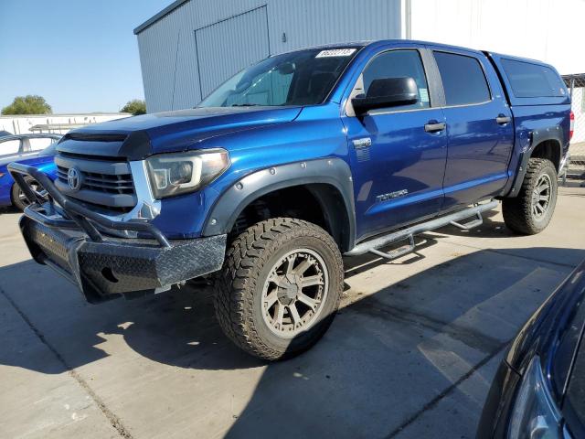 5TFDY5F19EX379067 - 2014 TOYOTA TUNDRA CREWMAX SR5 BLUE photo 1