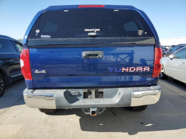 5TFDY5F19EX379067 - 2014 TOYOTA TUNDRA CREWMAX SR5 BLUE photo 6