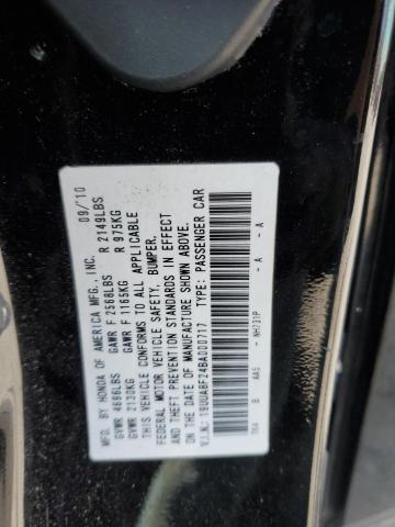 19UUA8F24BA000717 - 2011 ACURA TL BLACK photo 12