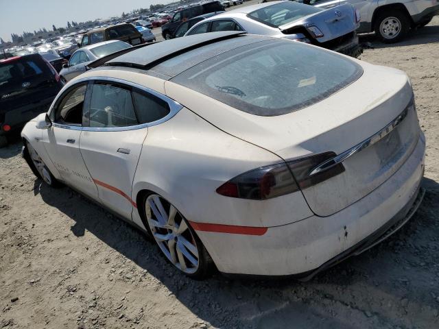5YJSA1H20EFP66420 - 2014 TESLA MODEL S Սպիտակ լուսանկար 2
