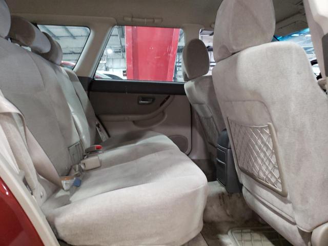 4S3BH675647612111 - 2004 SUBARU LEGACY OUTBACK AWP 勃艮第红 照片 10