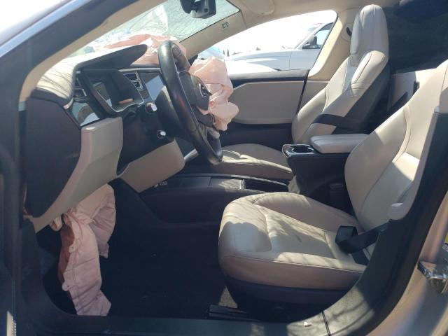 5YJSA1H18EFP56516 - 2014 TESLA MODEL S Արծաթագույն լուսանկար 7